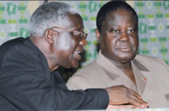 Côte dÂ’Ivoire : Congrès du PDCI, depuis Paris Bédié désavoue Djédjé Mady